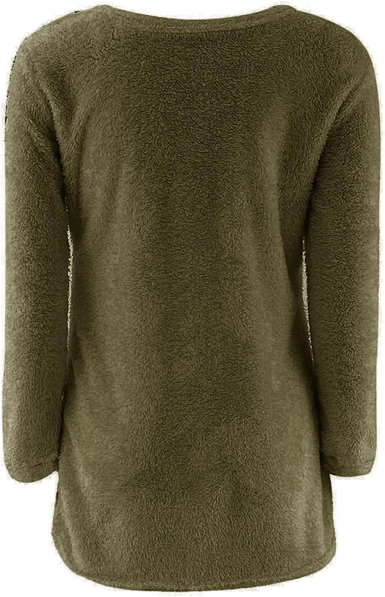 2024 Women Warm Sweaters Solid Color O Neck Loose Knitted Pullover Long Sweater Casual Blouse Lady Hipster Comfortable Clothing K's Collection Store