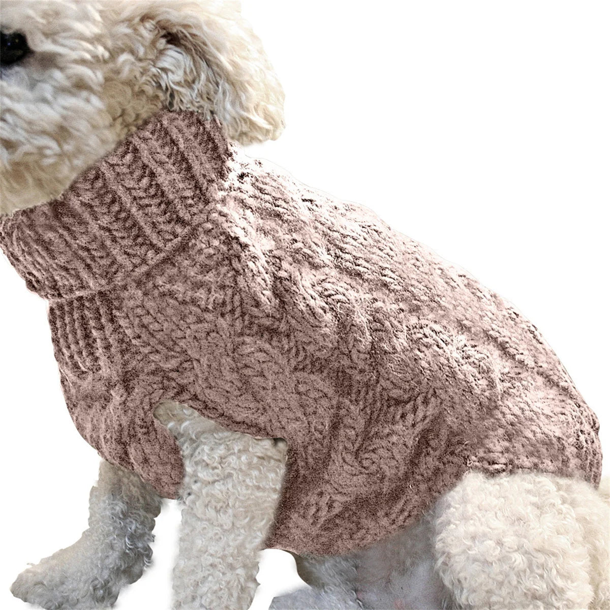 Dog Sweaters for Small Dogs Winter Warm Dog Clothes Turtleneck Knitted Pet Clothing Puppy Cat Sweater Vest Chihuahua Yorkie Coat K's Collection Store