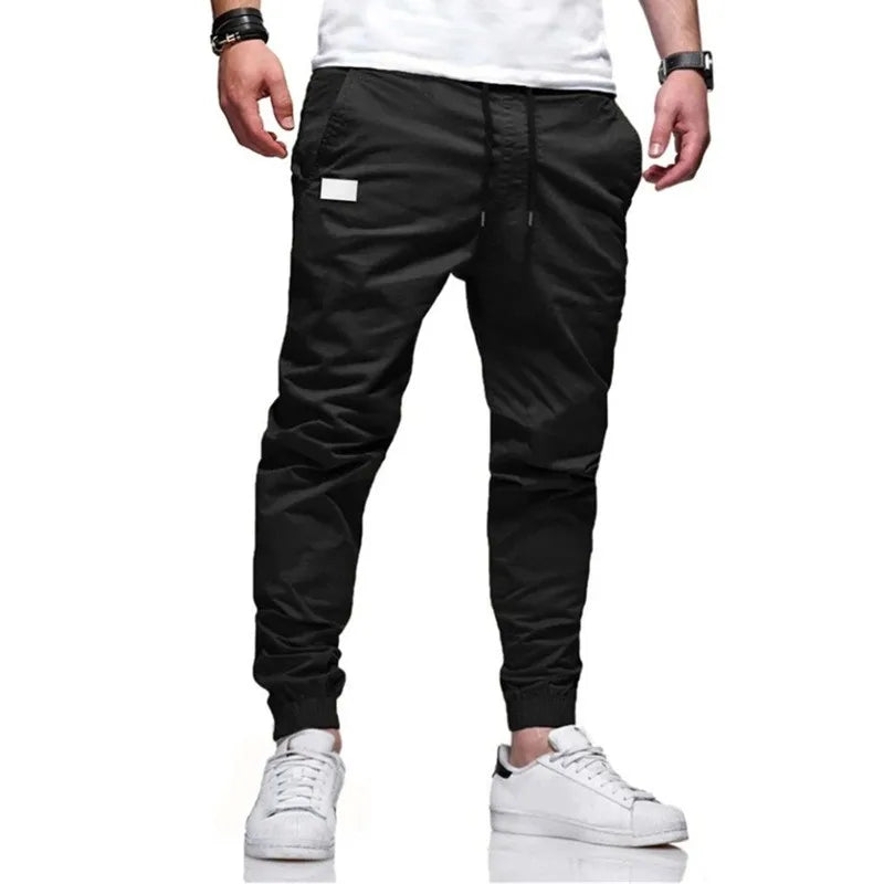 New Men's Casual Sports Pants Sweatpants Male Jogger Cargo Harem Pencil Pants Trousers Multi-pocket Sweatwear K's Collection Store
