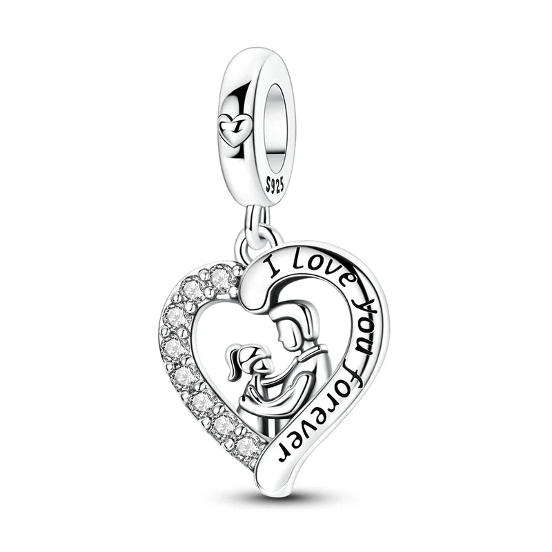 Charms Fit Original 925 Sterling Silver Beads Bear Kart Family Tree Charms For Bracelet Pendant Women Jewelry Gifts K's Collection Store
