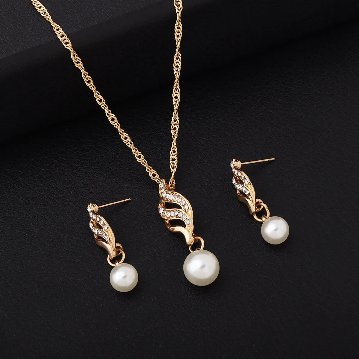 Women's Necklace Earrings Set Zircon Dangle Earrings Set Exquisite Wedding Party Jewelry Set for Anniversary Mother's Day Gift K's Collection Store
