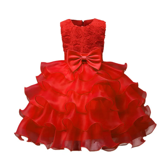 Flower Girl Dress For Wedding Baby Girl 2-8 Years Birthday Outfits Children's Girls First Communion Dresses Girl Kids Party Wear K's Collection Store