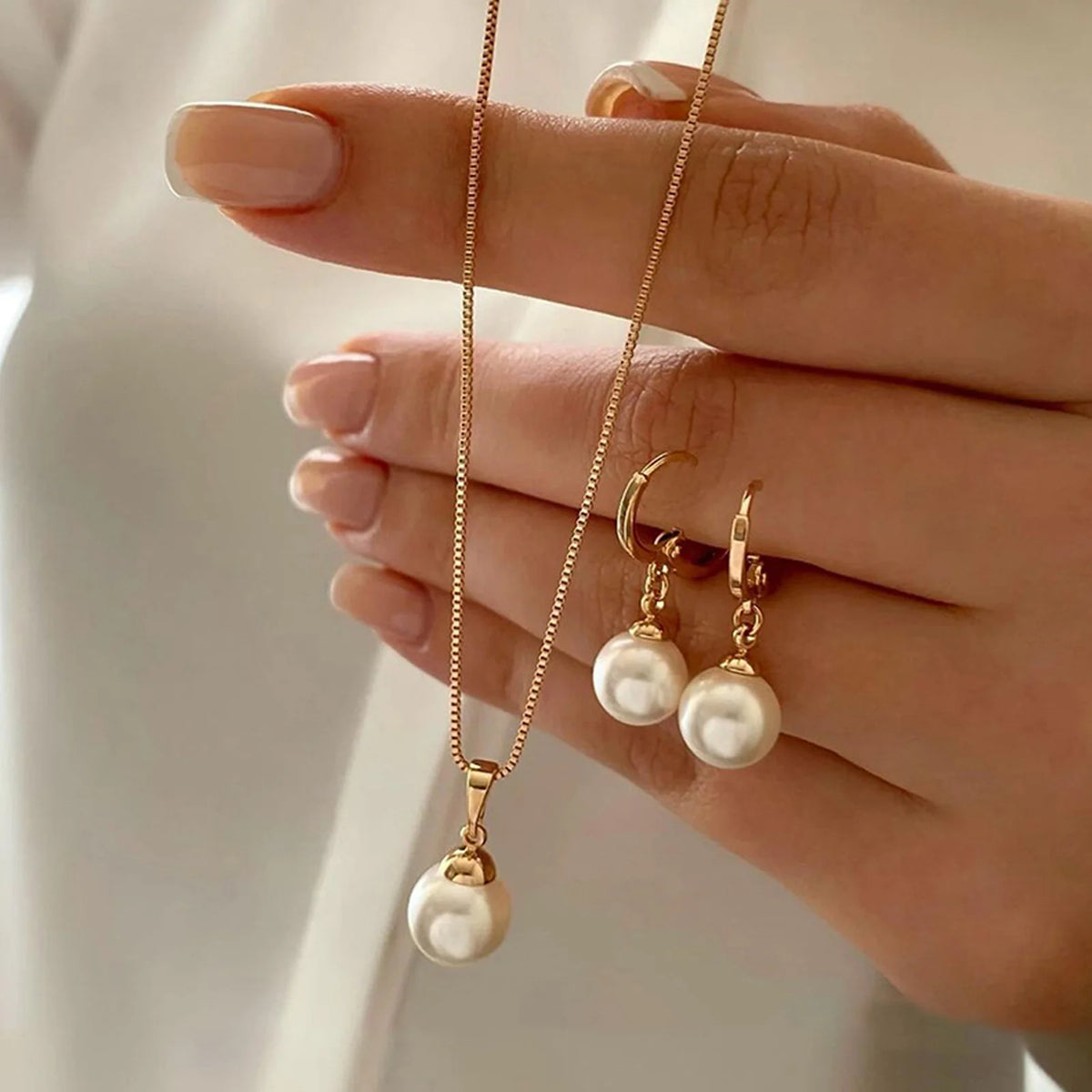 Women's Necklace Earrings Set Zircon Dangle Earrings Set Exquisite Wedding Party Jewelry Set for Anniversary Mother's Day Gift K's Collection Store