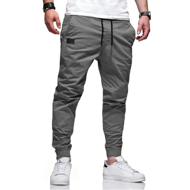 New Men's Casual Sports Pants Sweatpants Male Jogger Cargo Harem Pencil Pants Trousers Multi-pocket Sweatwear K's Collection Store