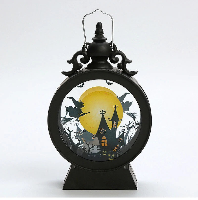 Halloween LED Wind Night Light Portable Pumpkin Ghost Lantern Bar Desktop Ornament Halloween Decor Props Party Supplies DeskLamp K's Collection Store