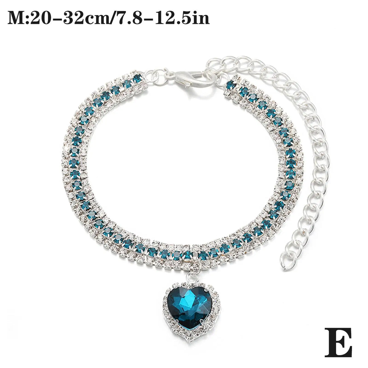 Luxury Crystal Cat Collar Love Pendant Necklace Pet Collar Adjustable Small Dog Cat Neck Ring Rhinestone Collar Pet Accessories K's Collection Store