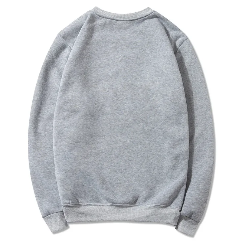 Basic Crewneck Sweatshirts for Men Women Spring Fall Warm Comfy Fleece Lined Pullover Tops Athletic Casual Loose Fit Sweaters K's Collection Store