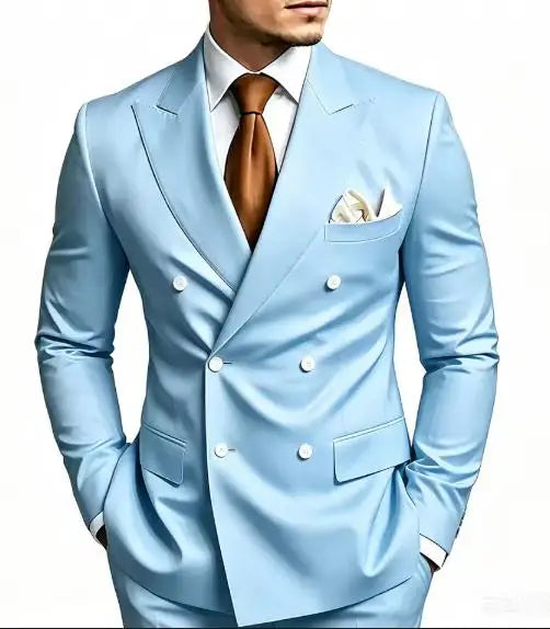 Luxury Fashion Light Suit Suit Men's Banquet Daily Casual Business suit men wedding suits for men K's Collection Store