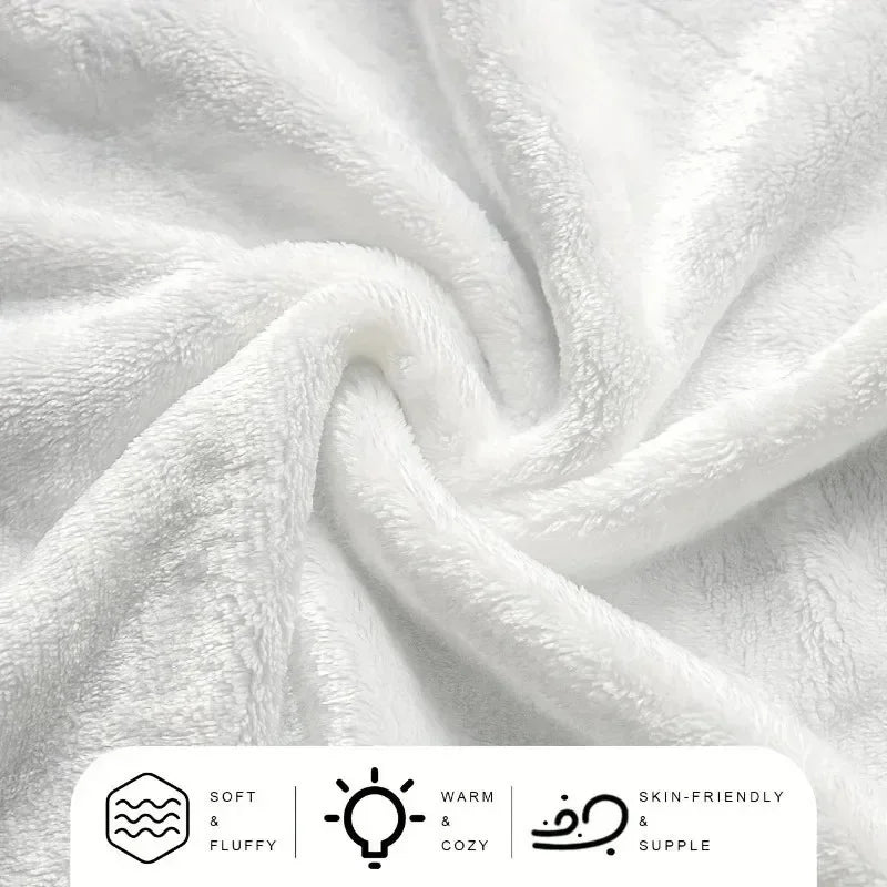 All-Season Fleece Throw Blanket | Leopard Print Flannel | Festival Gift K's Collection Store