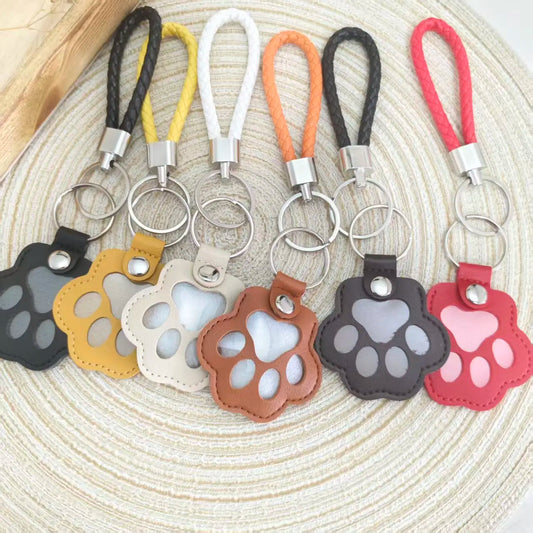 PU Leather Pet Hair Storage Bag Multi-Functional Portable Keychain Pet Memorial Keychain Keepsake Hair Storage for Pet Lovers K's Collection Store