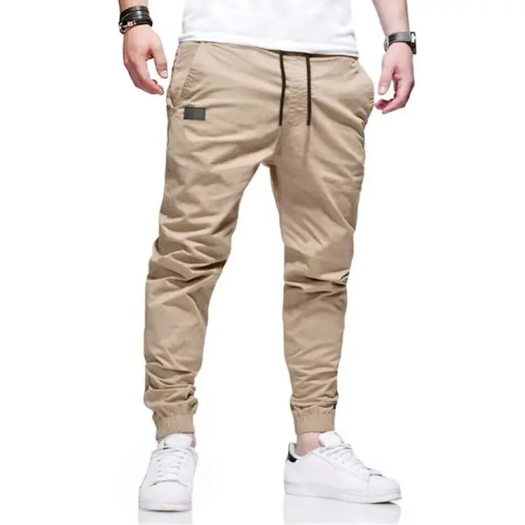 New Men's Casual Sports Pants Sweatpants Male Jogger Cargo Harem Pencil Pants Trousers Multi-pocket Sweatwear K's Collection Store