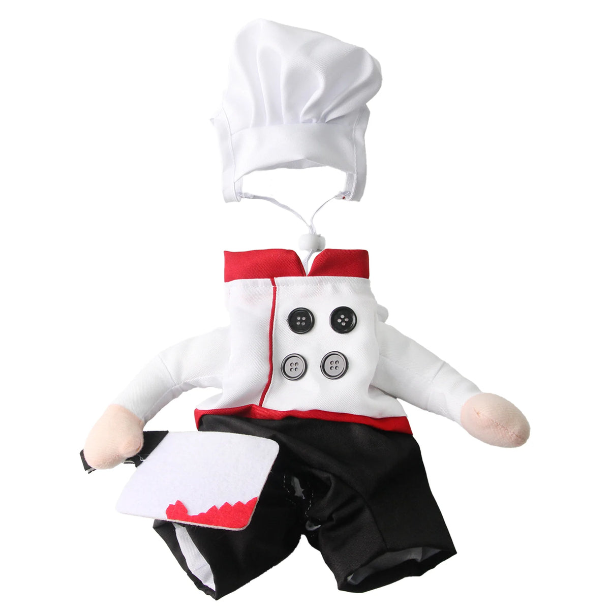 Funny Pet Chef Costume, Cute Dog Cat Baker Outfit for  Party, Birthday Photoshoot Cosplay Puppy Kitten Apparel K's Collection Store