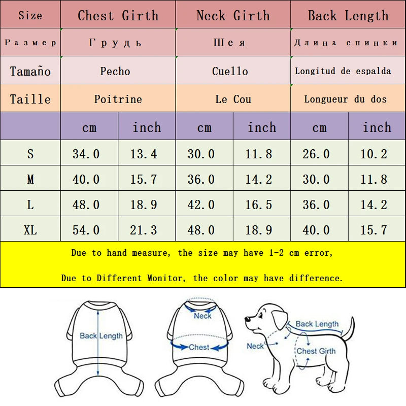 Warm Fleece Dogs Clothes Pet Dog Jacket Vest With D-Ring For Small Dog Cats Clothing French Bulldog Costumes Chihuahua Coat K's Collection Store