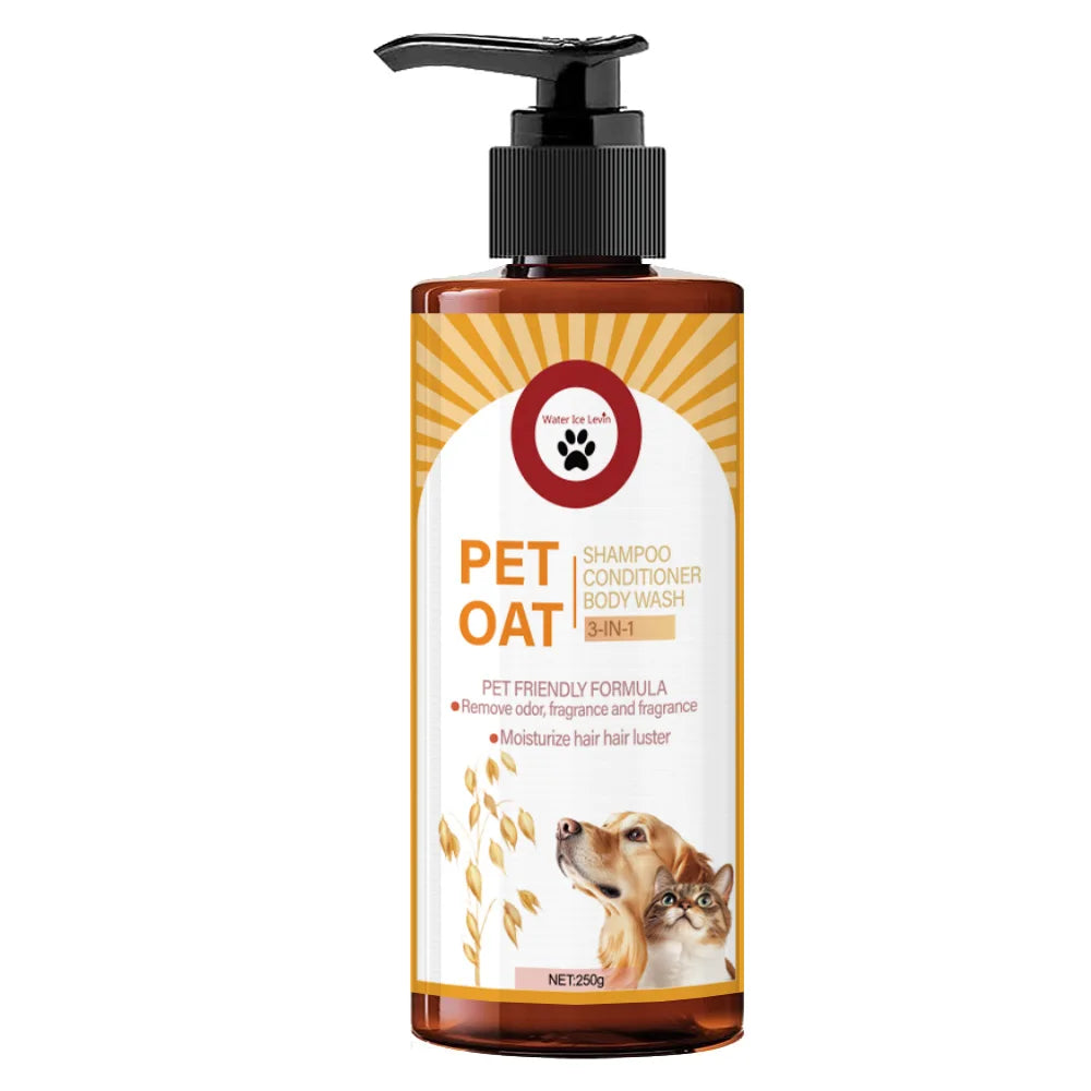 Luxury Pet Shampoo for Dogs & Cats | Odor-Removing, Moisturizing, Long-Lasting Fragrance – 250g K's Collection Store