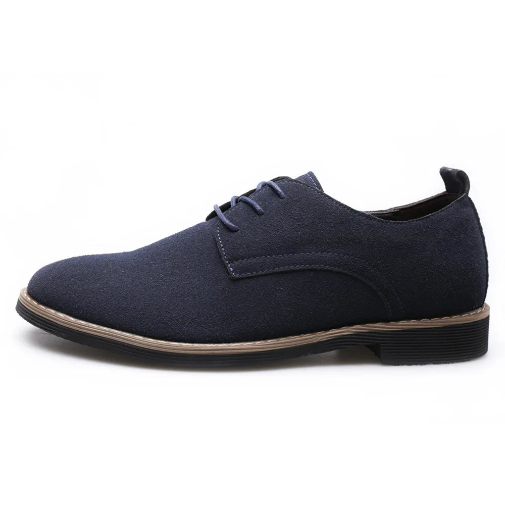 Luxury Men Oxford Shoes High Quality Suede Leather Shoes for Men Business Casual Shoe Lace-Up Men Party Wedding Shoes Plus Size K's Collection Store