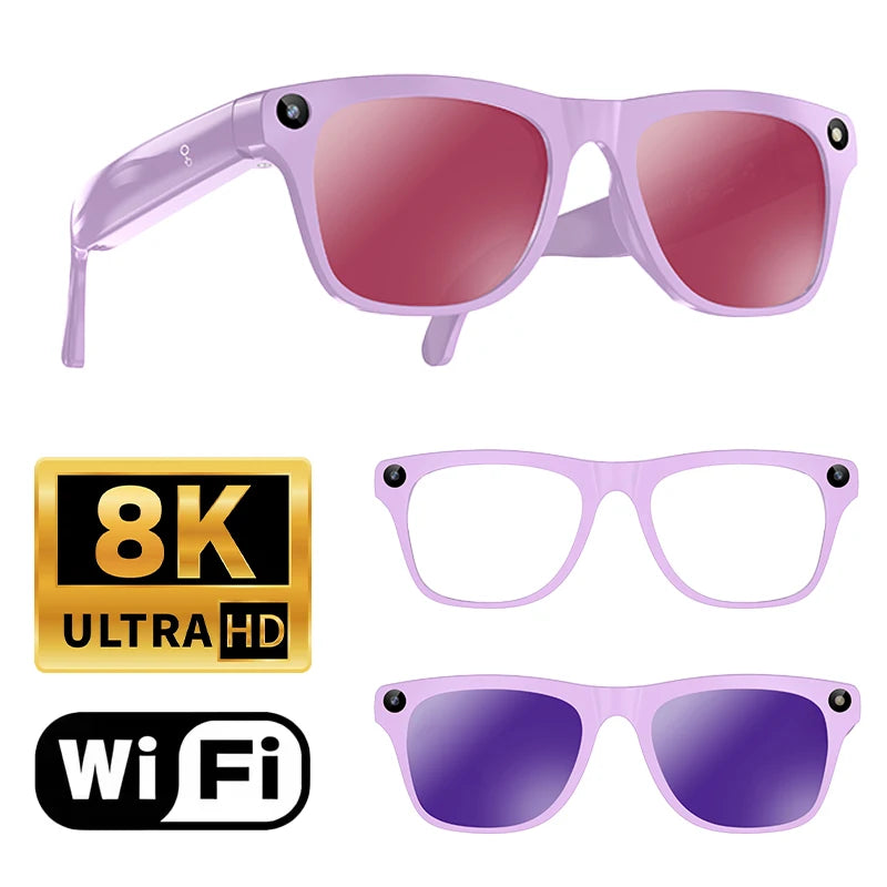 Lenovo Smart AI Glasses – 8K HD Camera, Bluetooth, Voice Call & AI Translation K's Collection Store