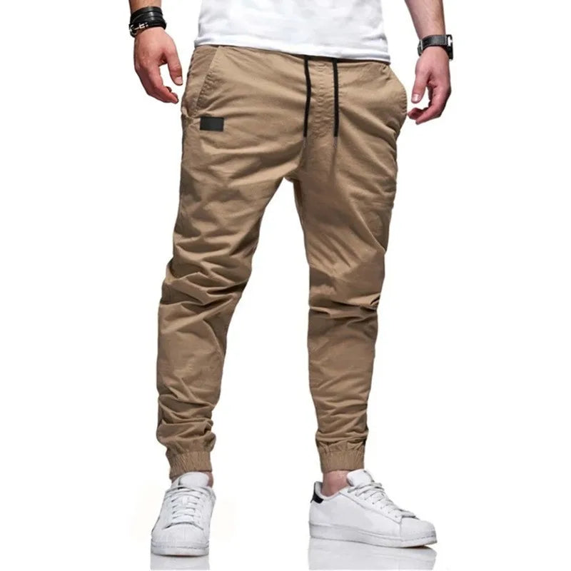 New Men's Casual Sports Pants Sweatpants Male Jogger Cargo Harem Pencil Pants Trousers Multi-pocket Sweatwear K's Collection Store