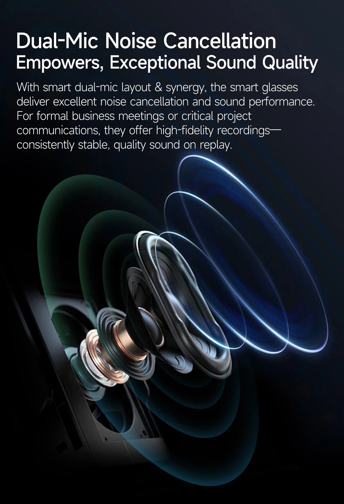 2026 New 8MP Ultra-Wide HD Camera Smart Glasses Video Record 4GB AI Photo Recognition BT Call Translation Voice Smart Glasses K's Collection Store