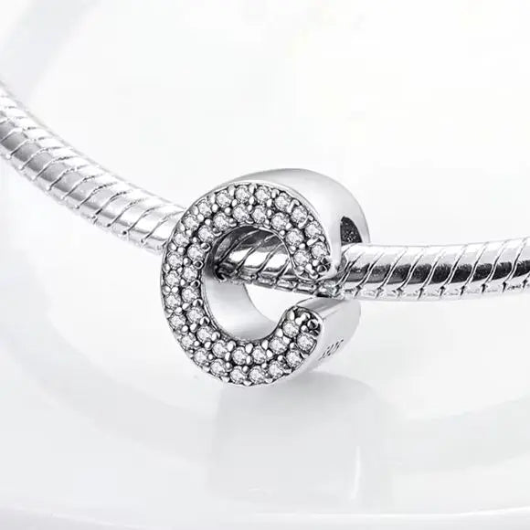 Charms Fit Original Bracelet A-Z Alphabet Charms Beads 925 Sterling Silver 26 Letters Charm for Women Girl DIY Fine Jewelry Gift K's Collection Store