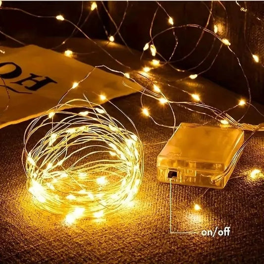 The Battery Powered Fairy Light String LED Light String Is Used By Ouyang Yu for Bedroom Garden Party Bedroom Wedding Decoration K's Collection Store