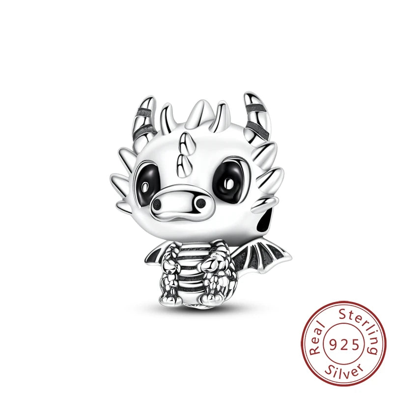 Charms Fit Original 925 Sterling Silver Beads Bear Kart Family Tree Charms For Bracelet Pendant Women Jewelry Gifts K's Collection Store