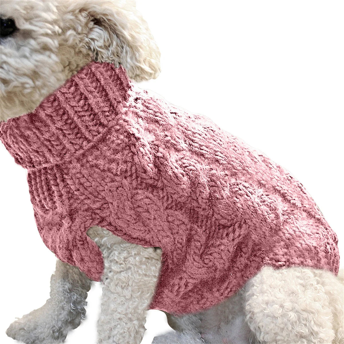 Dog Sweaters for Small Dogs Winter Warm Dog Clothes Turtleneck Knitted Pet Clothing Puppy Cat Sweater Vest Chihuahua Yorkie Coat K's Collection Store