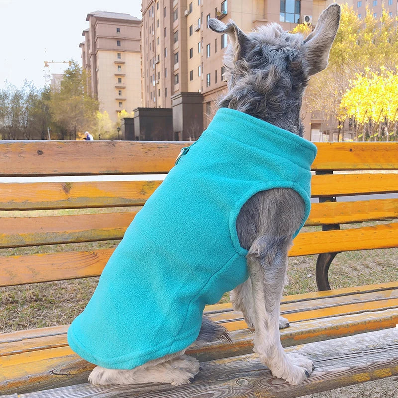 Warm Fleece Dogs Clothes Pet Dog Jacket Vest With D-Ring For Small Dog Cats Clothing French Bulldog Costumes Chihuahua Coat K's Collection Store
