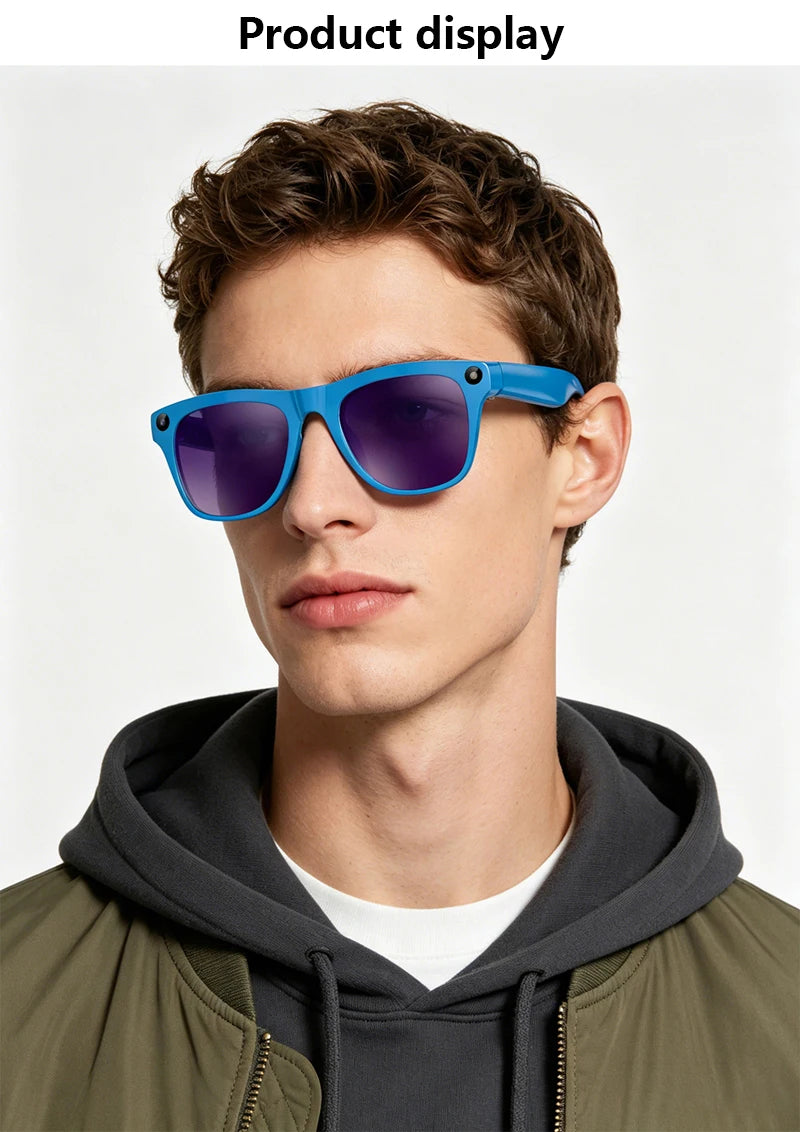 Lenovo Smart AI Glasses – 8K HD Camera, Bluetooth, Voice Call & AI Translation K's Collection Store