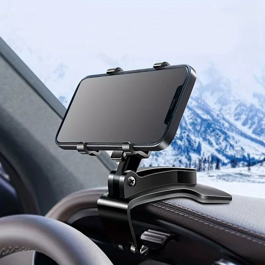 Universal Rotating Car Phone Mount Holder - 360° Adjustable Dashboard, and Compatibility for 4-7" Smartphones like K's Collection Store