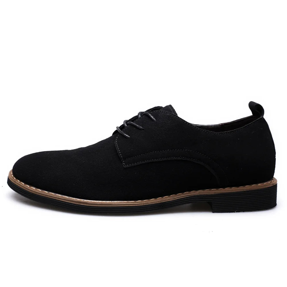 Luxury Men Oxford Shoes High Quality Suede Leather Shoes for Men Business Casual Shoe Lace-Up Men Party Wedding Shoes Plus Size K's Collection Store