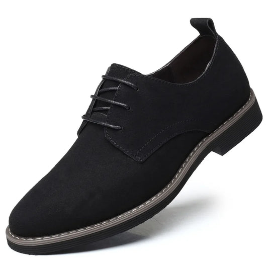 Mens Dress Shoes Legitimate Leather Shoe PU Suede Casual Men Designer Social Male Black Business Luxury Men's Wedding Summer Man K's Collection Store