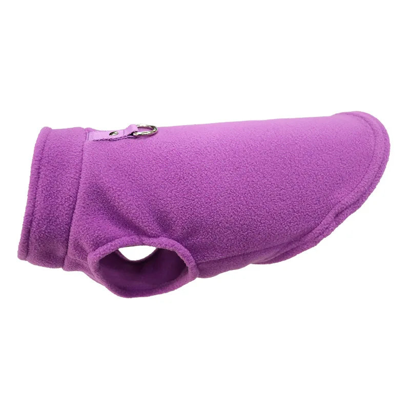 Warm Fleece Dogs Clothes Pet Dog Jacket Vest With D-Ring For Small Dog Cats Clothing French Bulldog Costumes Chihuahua Coat K's Collection Store