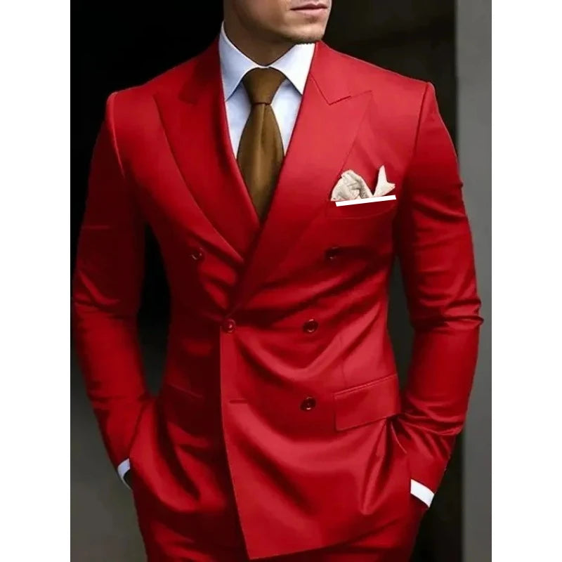 Luxury Fashion Light Suit Suit Men's Banquet Daily Casual Business suit men wedding suits for men K's Collection Store