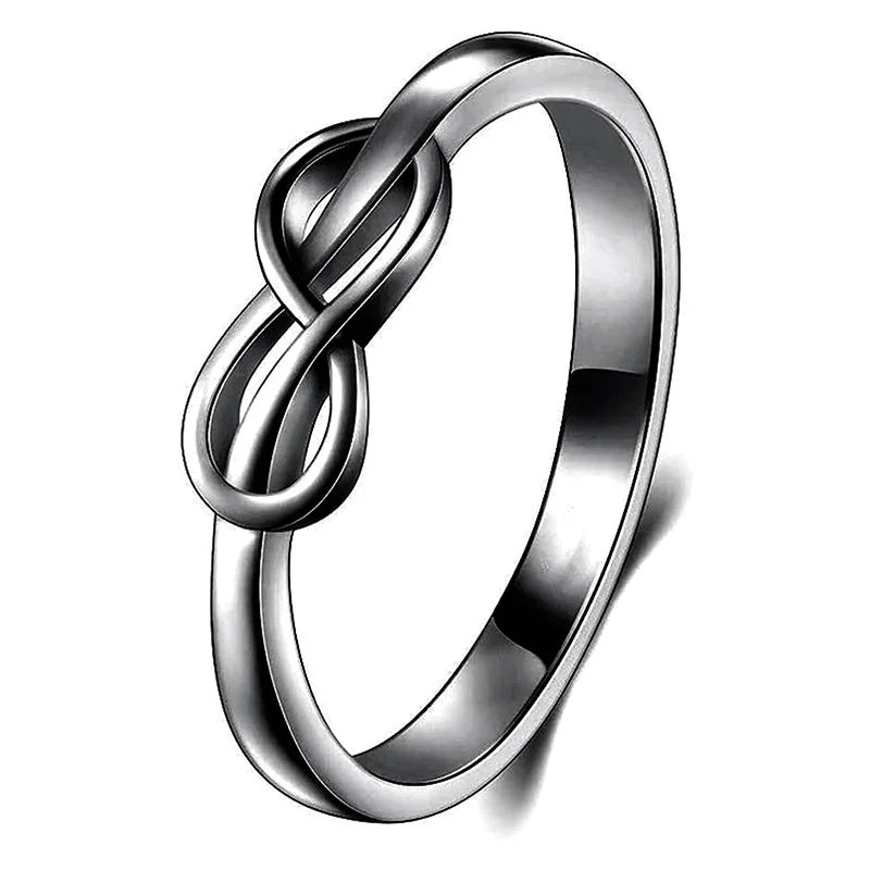 Luxury Female Rings 925 Sterling Silver Minimalist Infinity Design Women Finger Rings Accessories Daily Party Jewelry Bulk K's Collection Store