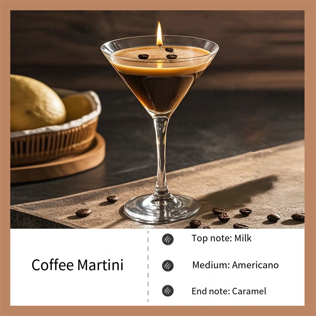 Scented Candles Iced American Coffee Aromatherapy Candle Plant Wax Home Handmade Coffee Aromatic Candles K's Collection Store