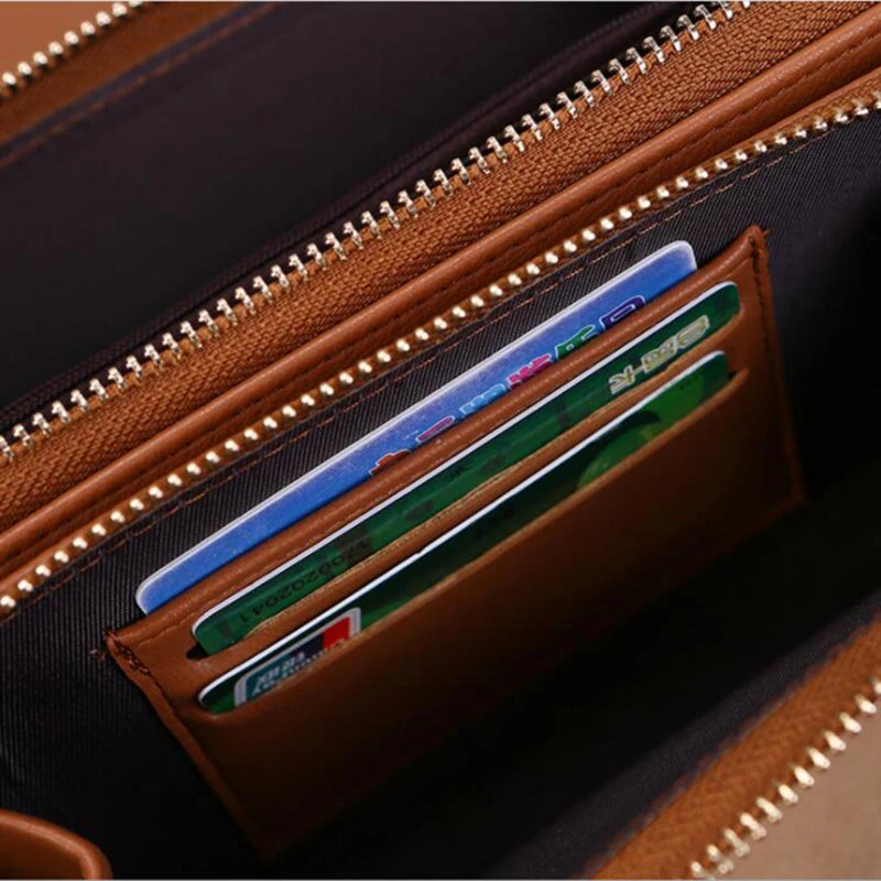 Women's Wallet Korean Handbag Multi Card Large Capacity Casual Shoulder Bag Mobile Phone Packet Fashion New Style K's Collection Store