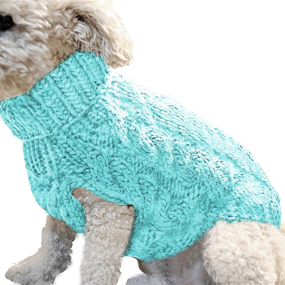 Dog Sweaters for Small Dogs Winter Warm Dog Clothes Turtleneck Knitted Pet Clothing Puppy Cat Sweater Vest Chihuahua Yorkie Coat K's Collection Store