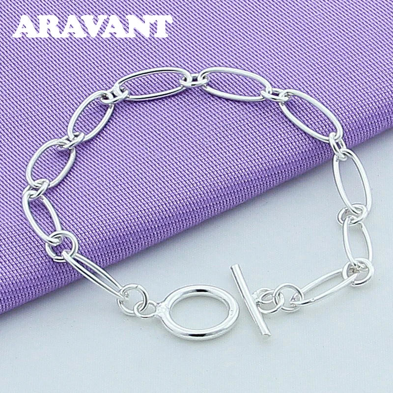 925 Silver Jewelry Set Necklace Bracelet Set For Women Party Jewelry Gift K's Collection Store