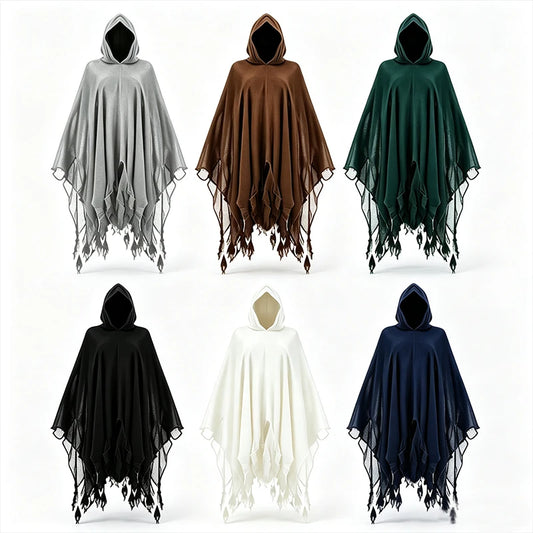 Halloween costume horror ghost clothes adult zombie cloak wizard robe wear secret room death dress up costume cloak K's Collection Store