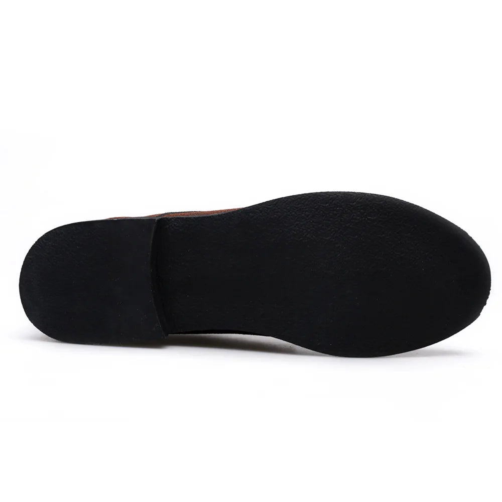 Luxury Men Oxford Shoes High Quality Suede Leather Shoes for Men Business Casual Shoe Lace-Up Men Party Wedding Shoes Plus Size K's Collection Store