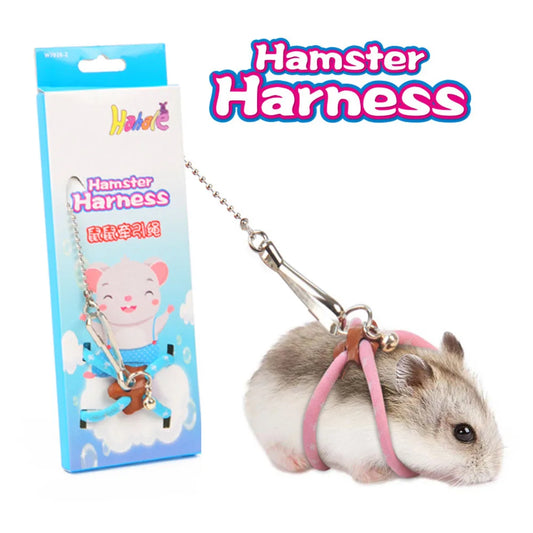 Adjustable Pet Harness & Leash Set | Small Animals – Hamster, Ferret, Rabbit, Rat, Pig K's Collection Store