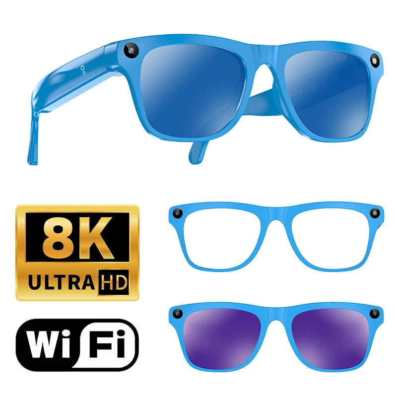 Lenovo Smart AI Glasses – 8K HD Camera, Bluetooth, Voice Call & AI Translation K's Collection Store