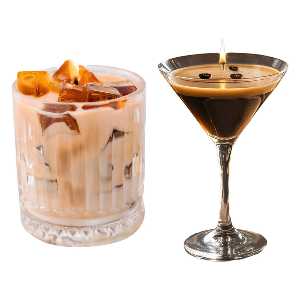 Scented Candles Iced American Coffee Aromatherapy Candle Plant Wax Home Handmade Coffee Aromatic Candles K's Collection Store