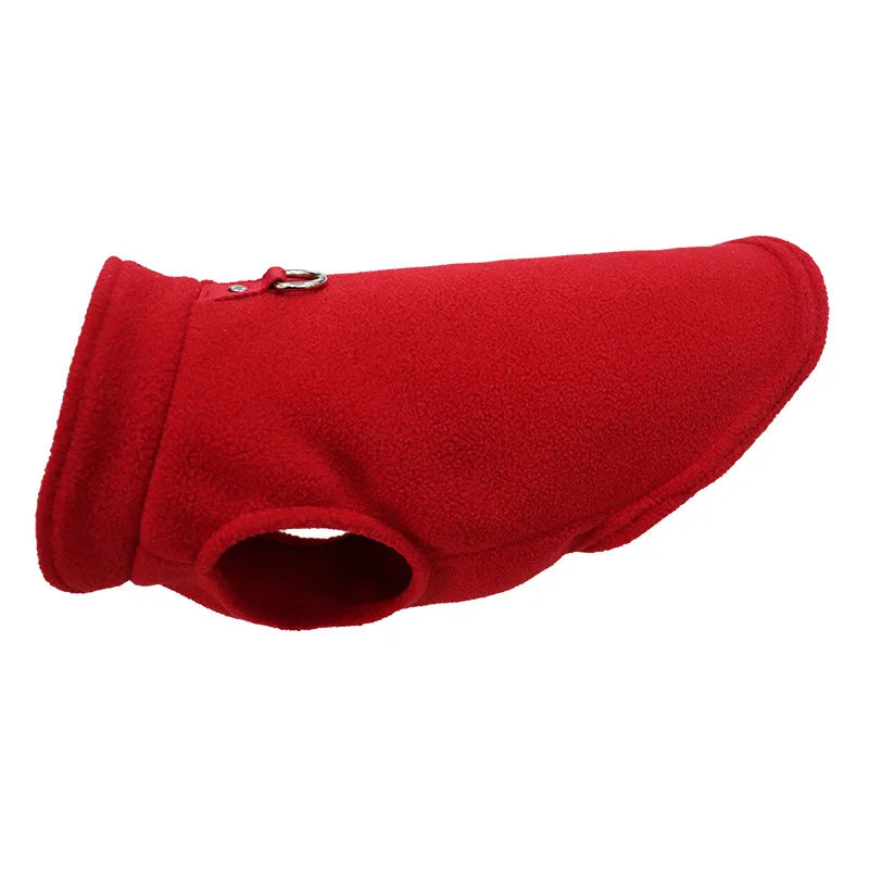 Warm Fleece Dogs Clothes Pet Dog Jacket Vest With D-Ring For Small Dog Cats Clothing French Bulldog Costumes Chihuahua Coat K's Collection Store