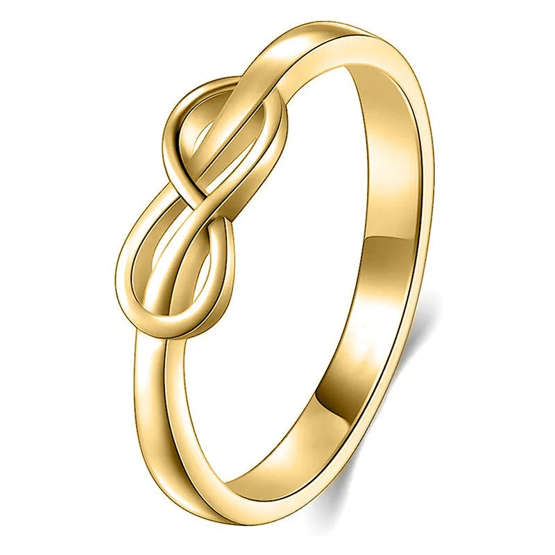 Luxury Female Rings 925 Sterling Silver Minimalist Infinity Design Women Finger Rings Accessories Daily Party Jewelry Bulk K's Collection Store