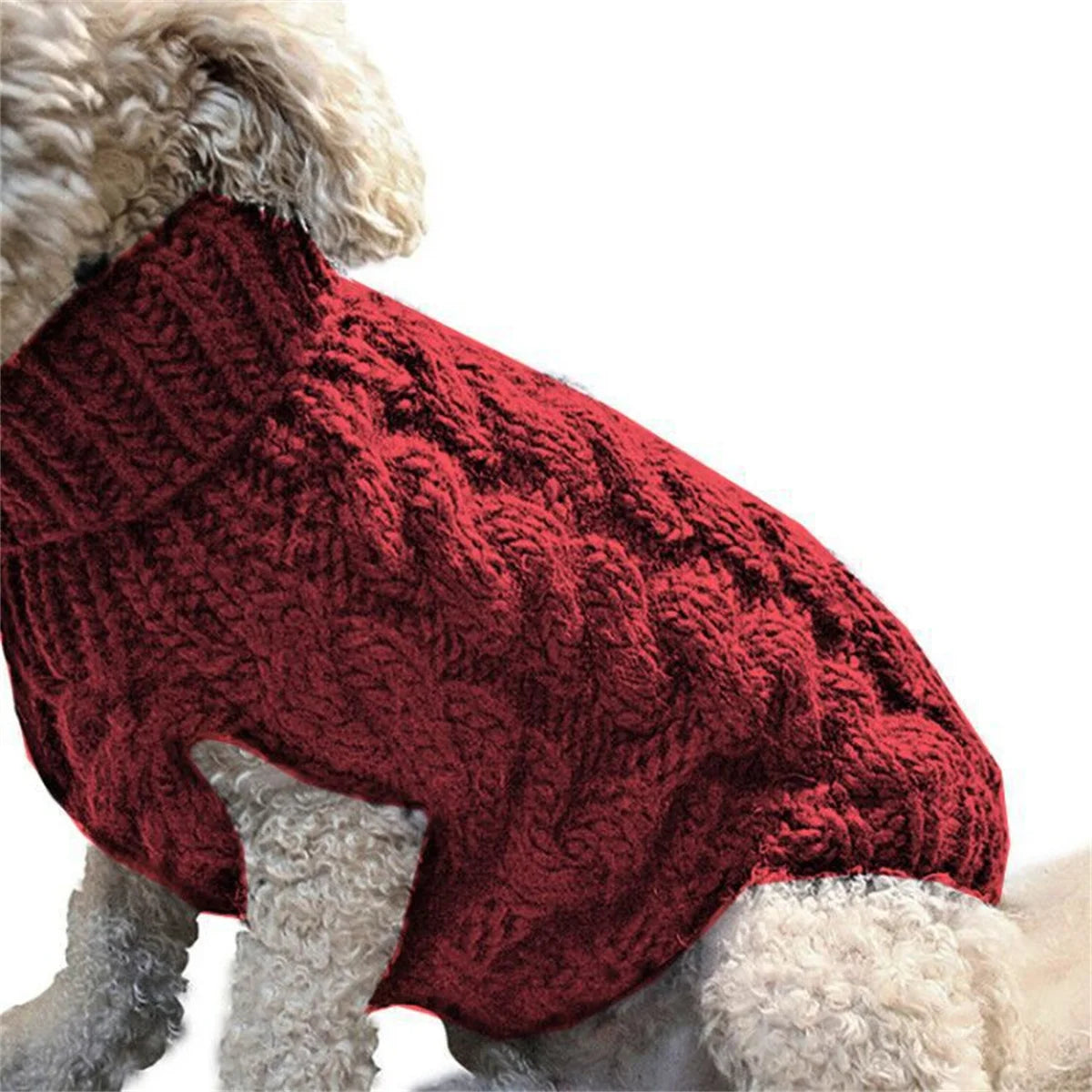 Dog Sweaters for Small Dogs Winter Warm Dog Clothes Turtleneck Knitted Pet Clothing Puppy Cat Sweater Vest Chihuahua Yorkie Coat K's Collection Store