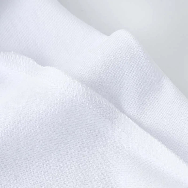 White baby jogger pants fabric with cuff seam detail, soft cotton knit