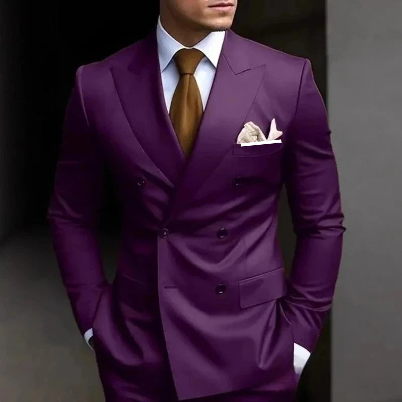 Luxury Fashion Light Suit Suit Men's Banquet Daily Casual Business suit men wedding suits for men K's Collection Store