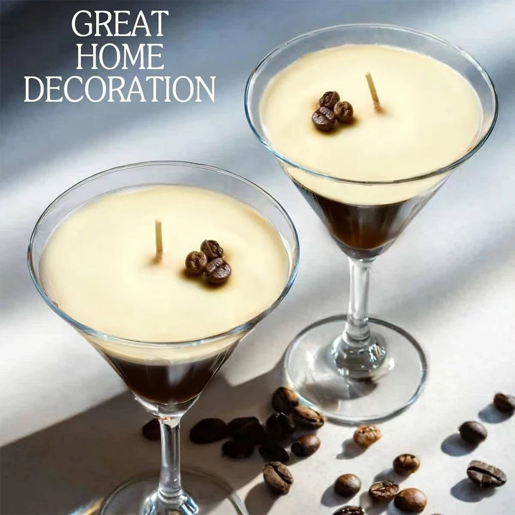 Scented Candles Iced American Coffee Aromatherapy Candle Plant Wax Home Handmade Coffee Aromatic Candles K's Collection Store