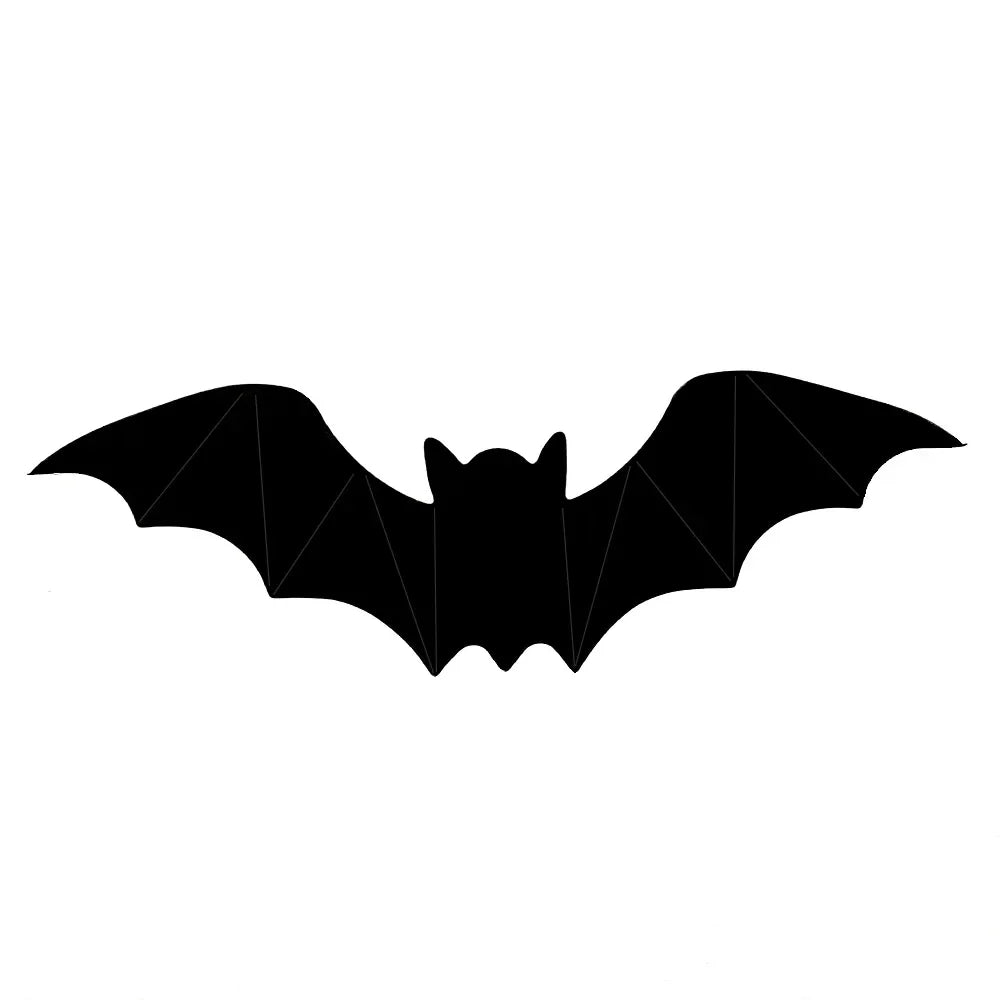 Halloween Bat Wall Stickers with Purple LED Glowing Lights Battery Operated Stickers for Window Door Garden Party Decor ﻿ ﻿ K's Collection Store